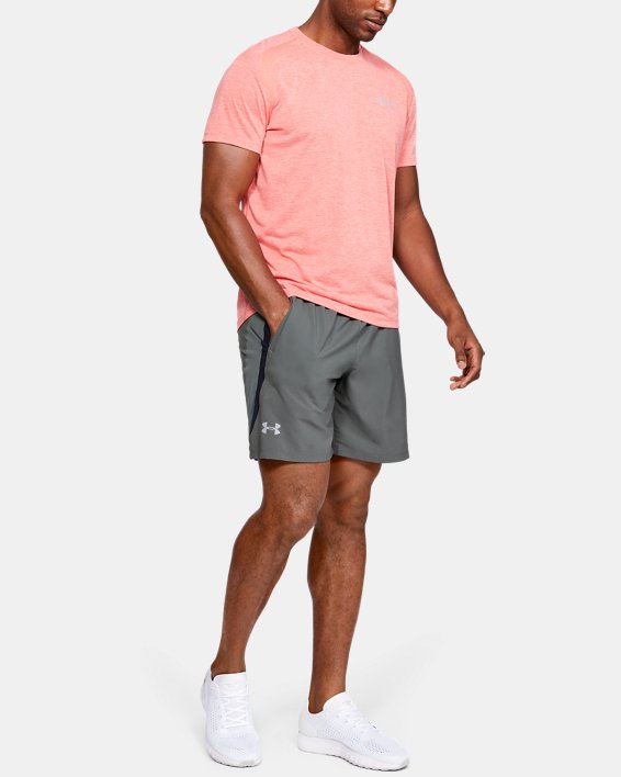 Men's UA Launch SW 7'' Shorts, Gray, pdpMainDesktop image number 1